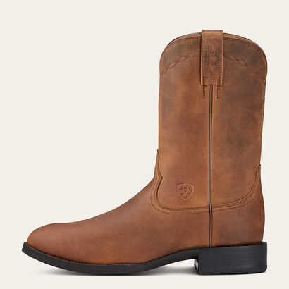 Heritage Roper Western Boot Side