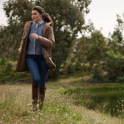 High Rise Bridle Skinny Jeans Lifestyle