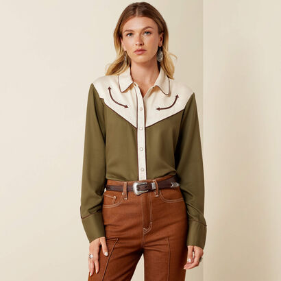 Bellamy Western Snap Shirt Front