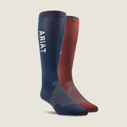 AriatTEK Essential Performance Sock 2 Pair Multi Colour Pack Front