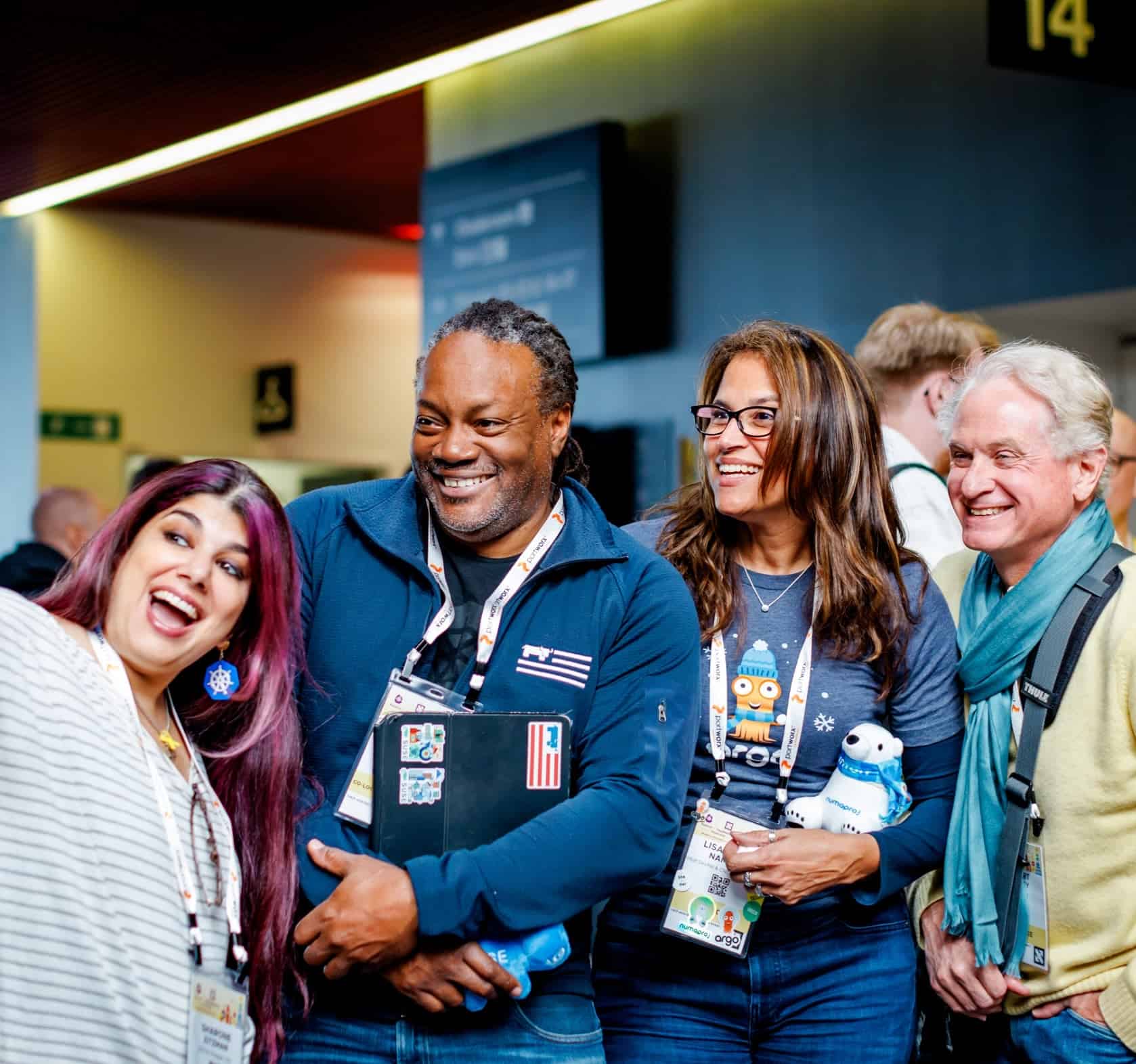 people at event