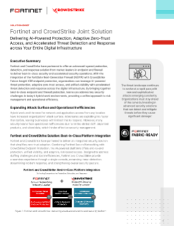 Fortinet and CrowdStrike Security Solution