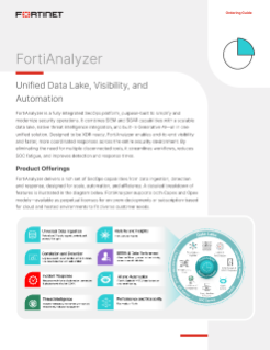 FortiAnalyzer Ordering Guide