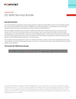 SD-WAN Services Bundle