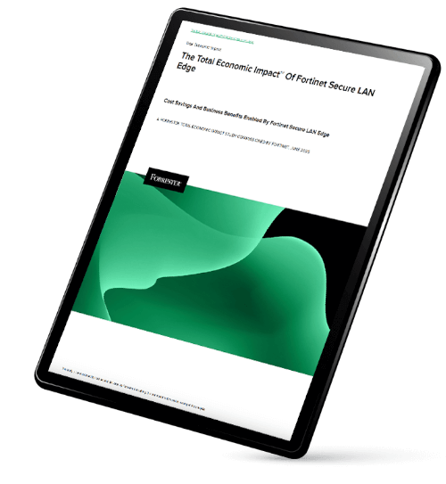 Forrester Total Economic Impact™(TEI) <br>포티넷 시큐어 LAN 엣지(Secure LAN Edge)