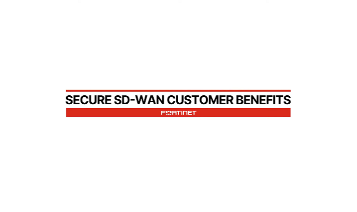 Business Outcomes By Using Fortinet Secure SD-WAN 