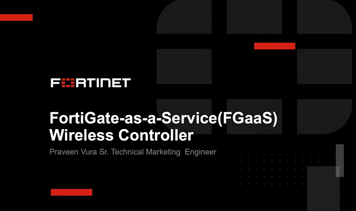 FortiGate-as-a-Service Secure Wireless LAN