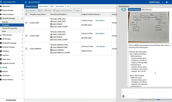 video fortiai revolutionizes network operations image to code