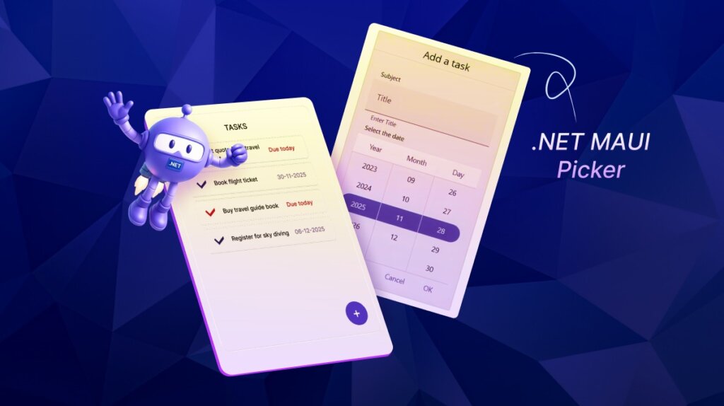 Choosing the Right .NET MAUI Picker: Date, Time & List Selection Made Simple